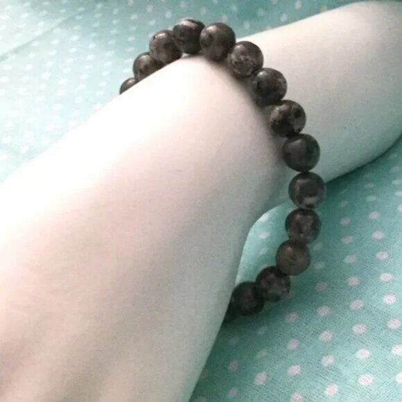 3pc Natural Stone Stretch Bracelet Set - Mixed Gemstone Beads Boho Stackable - Picture 9 of 14